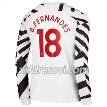 Manchester United Bruno Fernandes 18 Treći Nogometni Dres 2020-2021 Dugim Rukavima